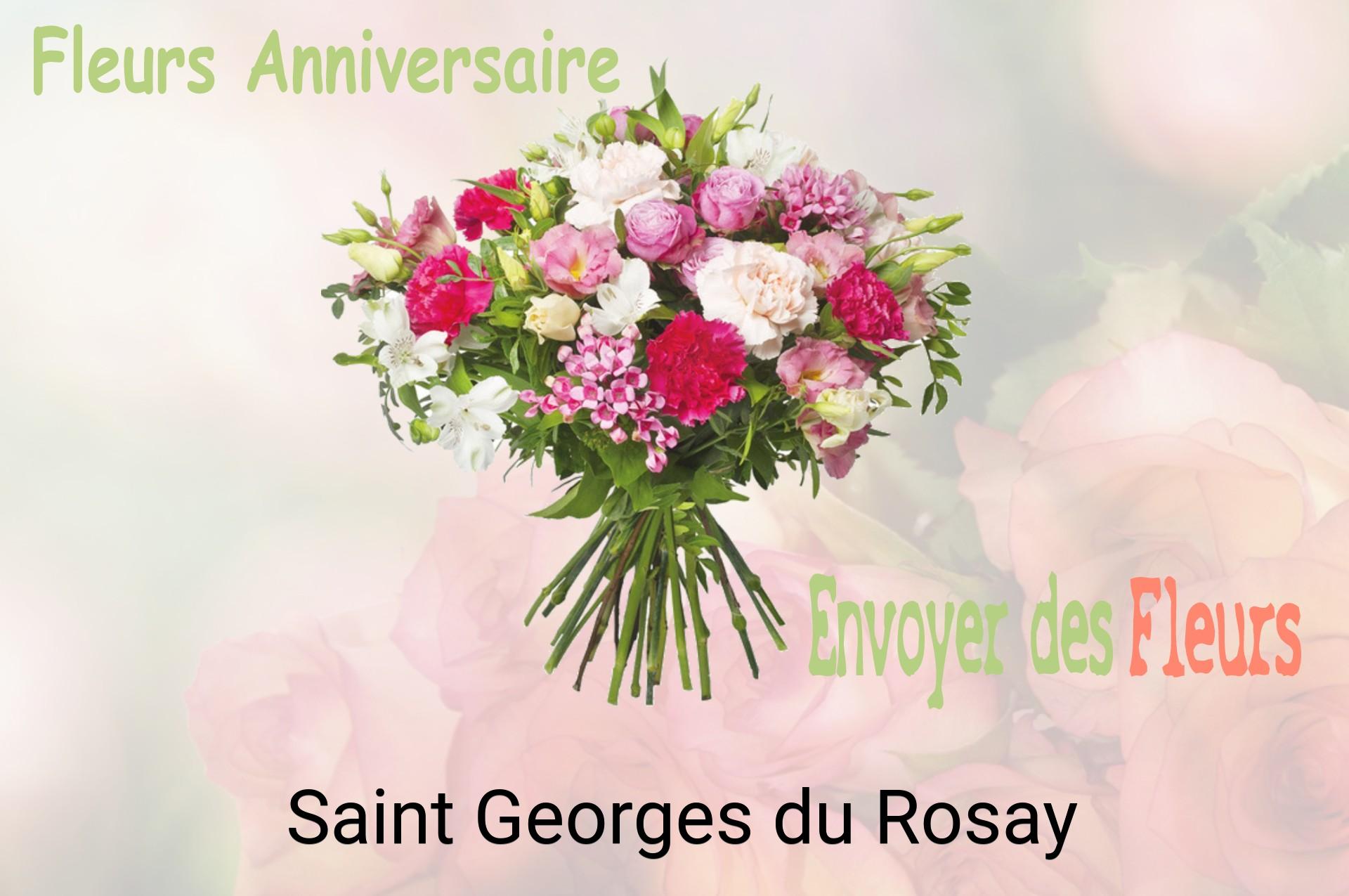 Bouquet de fleurs d’anniversaire livré à Saint-Georges-du-Rosay